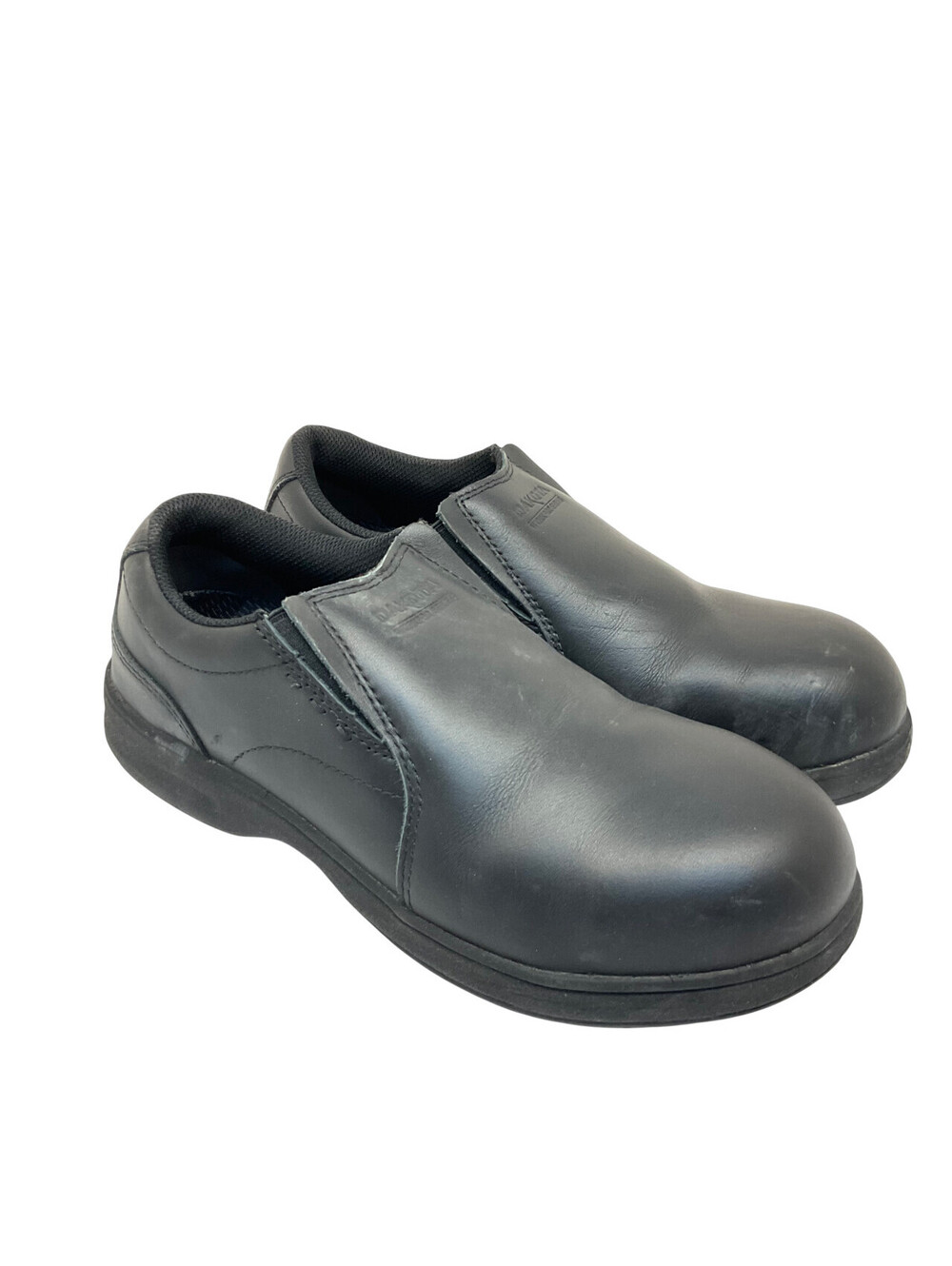 DAKOTA Men's Quad Lite Leather Slip-On 3201 Shoes Black Size 8.5M